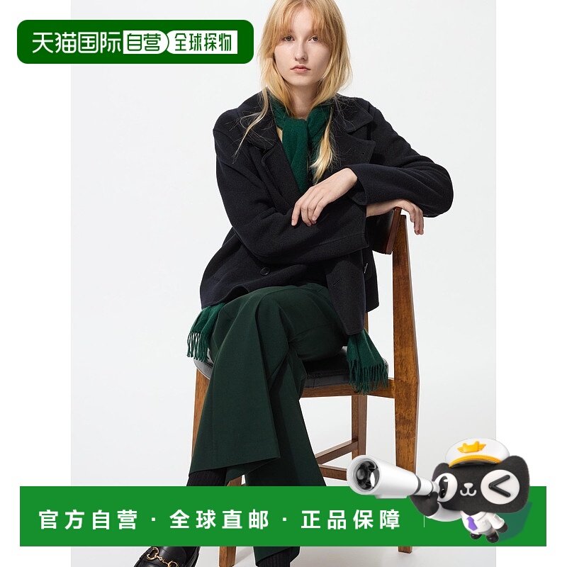 日潮跑腿UNIQLO优衣库 宽松双面短外套 478581