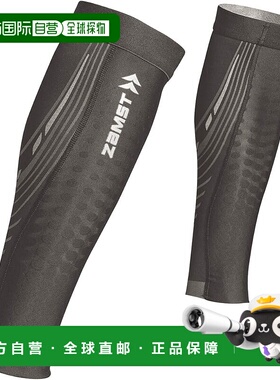 【日本直邮】ZAMST 运动用段阶式小腿袜 一双装 灰色