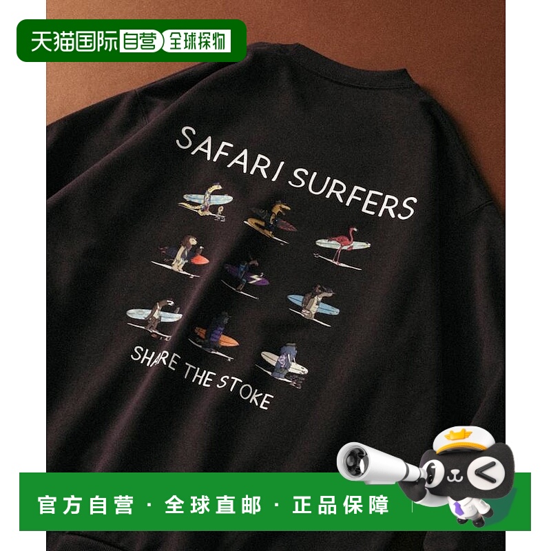 1h可退 日本直邮Jonas Claesson 男装 SAFARI SURFERS 背面印花圆
