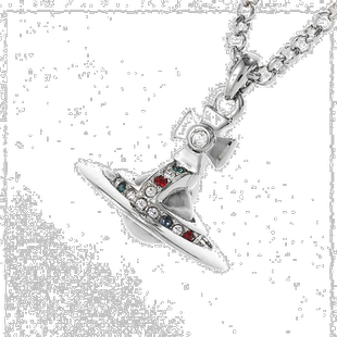 日本直邮Vivienne Westwood 西太后土星设计球形吊坠项链63020098