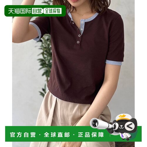 日本直邮LOCUST 女装 层叠风亨利领T恤 21O1061606A0018