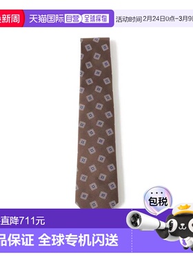 1h可退 日本直邮FRANCO BASSI 男士真丝小纹提花领带 优雅百搭 21