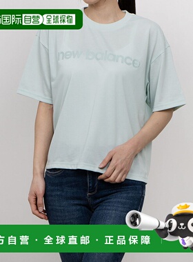 日本直邮New Balance 女款短袖功能性T恤AWT55126（绿色）半袖