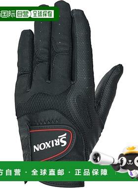 【日本直邮】邓禄普男式 Srixon GGG-S030 高尔夫手套 左手 黑色