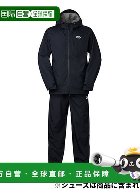 日本直邮Daiwa Wear DR-3324 RAINMAX 紧凑型防雨服 2XL 黑色