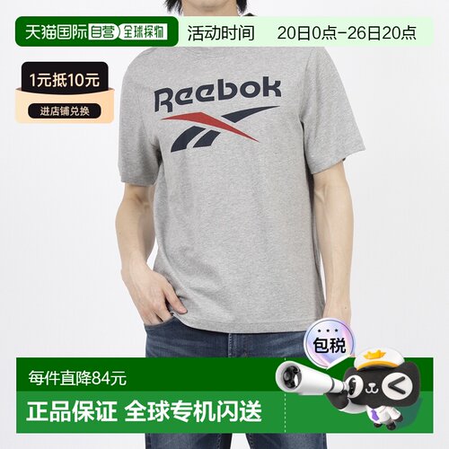 日本直邮Reebok 102557 Identity 大 Logo T 恤 / IDENTITY 大 Lo