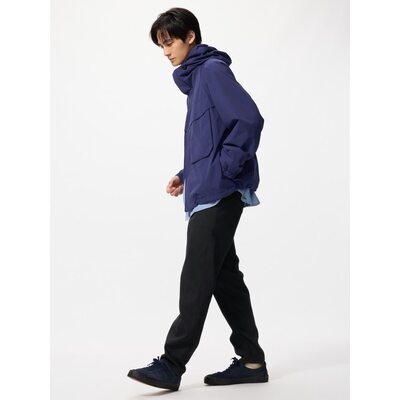 日潮跑腿UNIQLO优衣库 EZY舒适柔软休闲裤牛仔裤 485624