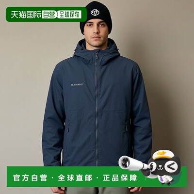 日本直邮Mammut/猛犸象Hiking 防风防泼水连帽休闲风壳 AF亚洲版