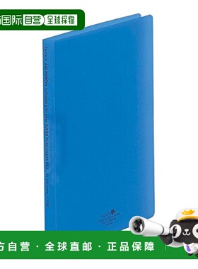 【日本直邮】LIHIT LAB．文件夹蓝色文件夹10个装A4轻便携带简约