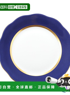 日本直邮HEREND丝带CB02盘子19cm钴蓝色20517-0-00盘菜餐具品牌