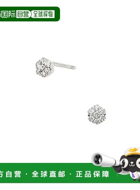 日潮跑腿vendome 白金 Petit Blanc 耳环 白色 APVA2335DI耳钉