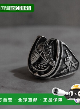 1h可退 日本直邮SBG 男装 vintage马蹄铁戒指 金属过敏友好 不易