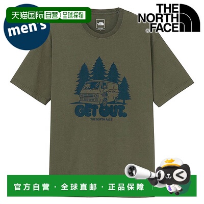 日本直邮The North Face 男士短袖 Get Out T恤 [NT32642-NT SS26