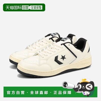 日本直邮CONVERSE WEAPON CC OX 男士低帮运动鞋米白色/黑色 (342