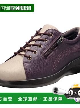 日本直邮Achilles Sorbo C 557 深紫色/暖灰色女鞋 ASC5570-DPPWH