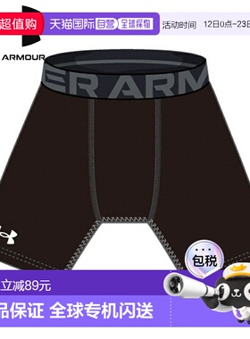 日本直邮UNDER ARMOUR UA Power Slider 短裤黑色1364473