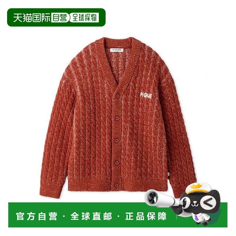 1h可退 日本直邮gelato pique 男装 春季AIRY MOCO V领针织开衫