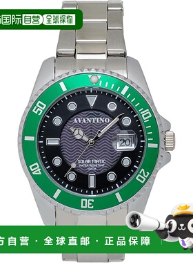 【日本直邮】CREPHA 潜水风太阳能表 日期 AV-AM386-GNS