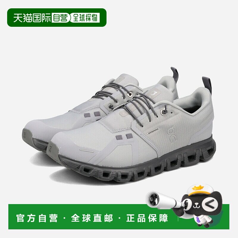 日本直邮ON CLOUD 6 WP (M) 男士合金/狼灰色防水低帮运动鞋 (3MF