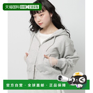 1h可退 日本直邮niko and... 女士 短款双拉链 kangaroo 口袋连帽