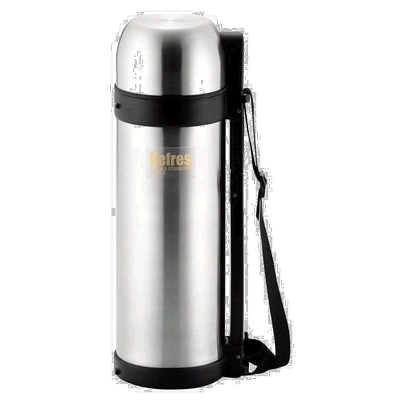 【日本直邮】PEARL METAL冷水壶Refres广口双层不锈钢水壶1800ml