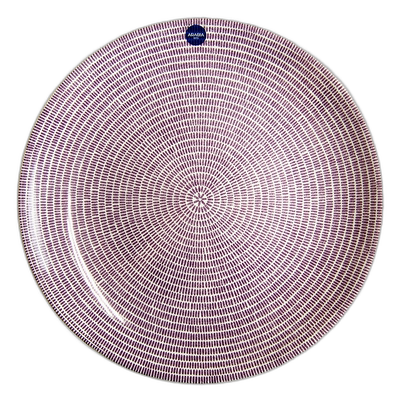 日本直邮ARABIA奥碧雅24小时系列Avec紫色盘家用餐具精致26cm