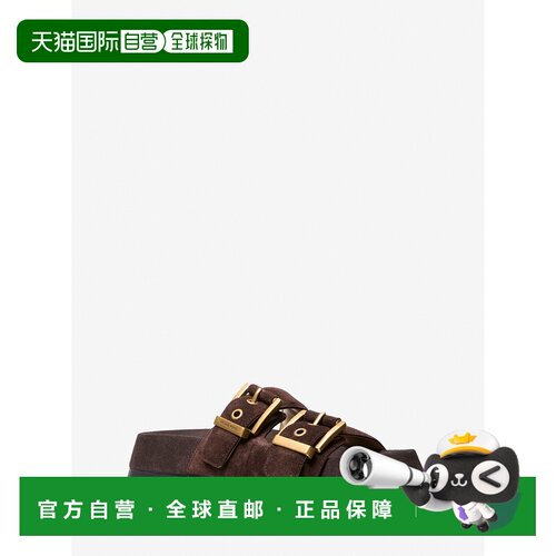 日本直邮COLBY 绒面平底凉鞋