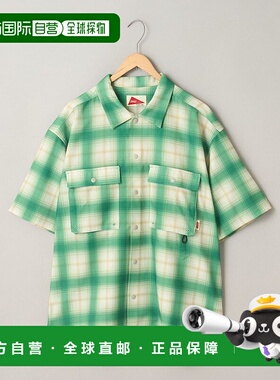 日本直邮Coleman 兰塔纳格纹衬衫 [CO3322EM014340]半袖