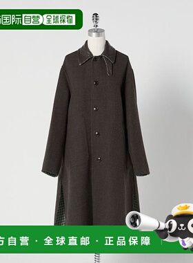 1h可退 日本直邮LOEFF 枪俱乐部格纹双面大衣