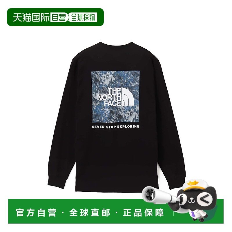 日本直邮THE NORTH FACE L/S SQUARE Digital Graphic 短袖T恤