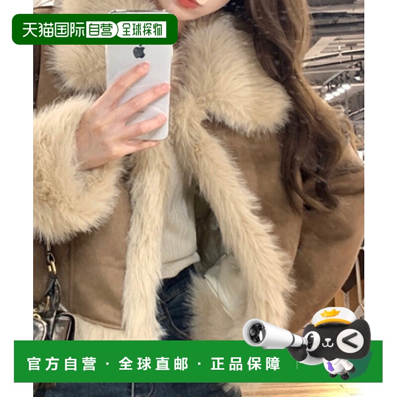 1h可退 日本直邮deux amour 女装 冬季加厚毛领外套  147203189