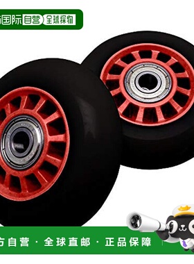 【日本直邮】Little live pets RANGS游龙板滑板替换轮子2个装黑/