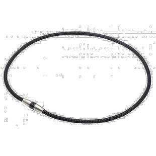 【日本直邮】PHITEN法藤项链RAKUWA磁性钛项链金属黑50厘米
