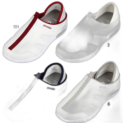 日本直邮2E宽度Pure Walker女式2WAY护士鞋鞋抗菌防臭轻便白色pur