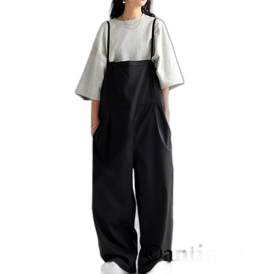 1h可退 antiqua女士宽松吊带裤 PK01112阔腿裤连体裤