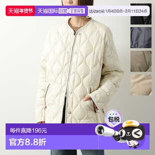 日本直邮TAION 女士 M65LSZBML-1 羽绒服双拉链内胆绗缝软壳面料