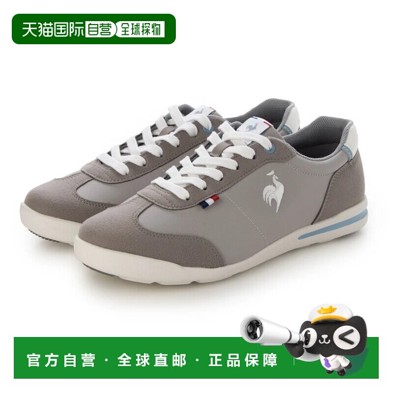 日本直邮le coq sportif LCS 花朵运动鞋 灰色蓝色