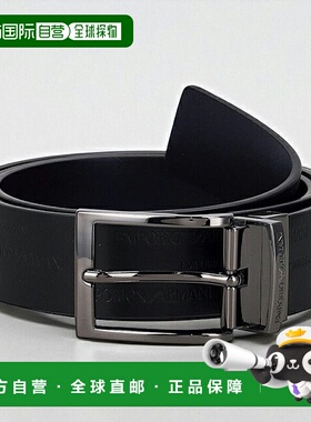 日本直邮Emporio Armani 男士双面皮带 Y4S426-YTU5J 88045 黑色/