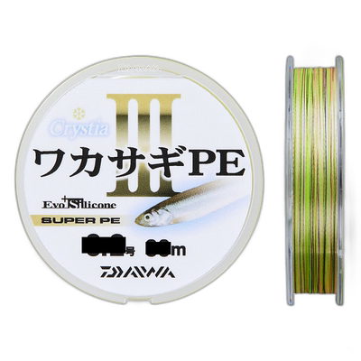 日本直邮Daiwa Christia Smelt PE III 60m 0.15 青柠绿/粉色