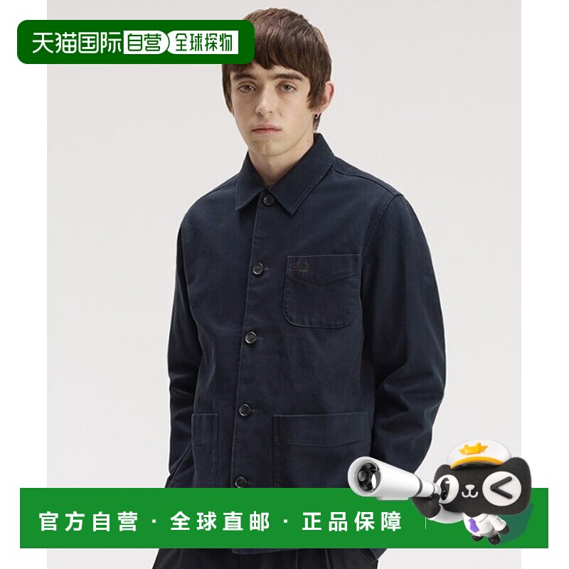 1h可退 日本直邮FRED PERRY 男女同款 全棉灯芯绒工装衬衫 M1701图片
