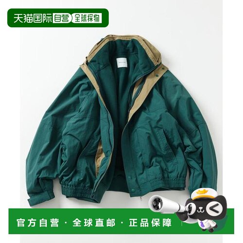 日本直邮官方授权 FREAK'S STORE 3WAY宽松版型尼龙羊羔绒拉链外