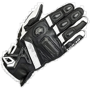 【日本直邮】RsTaichi皮革手套 全季触屏对应炭护具 白/黑XXL RST