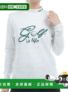 日本直邮Admiral GOLF 女士吸水速干高尔夫长袖立领衬衫 ADLA468-