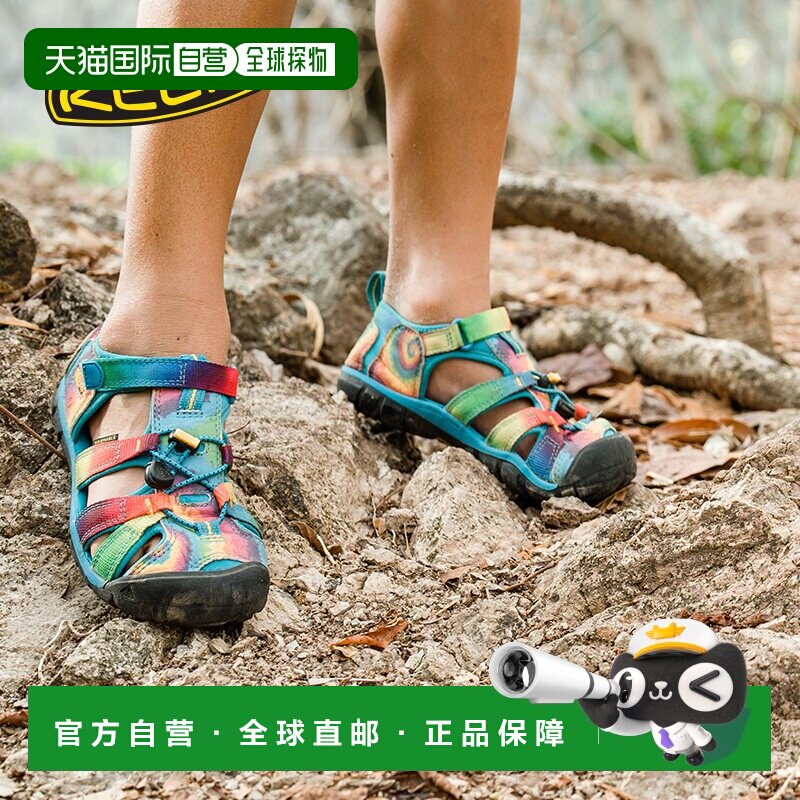 日潮跑腿KEEN科恩儿童SEACAMP II CNX户外舒适透气运动凉鞋溯溪鞋图片