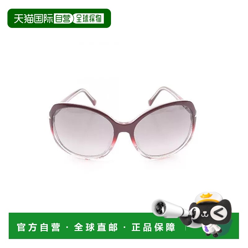 日本直邮中古Prada普拉达女A级95新sunglasses墨镜镀金金属其他红