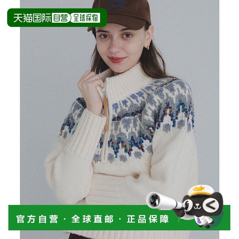 1h可退 日本直邮URBAN RESEARCH Sonny Label 女装 宽松半拉链 求