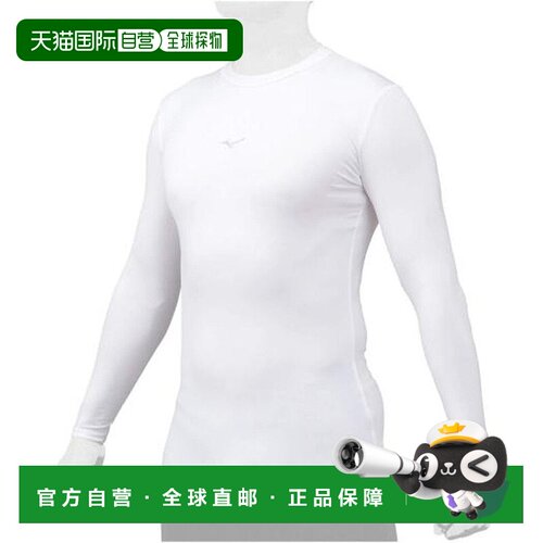 日本直邮 MIZUNO 生物机能低领长袖棒球打底衫 美津浓12JA1C1101
