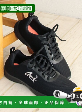 日本直邮Arnold Palmer 女士 运动鞋黑色网眼运动鞋轻便运动运动A