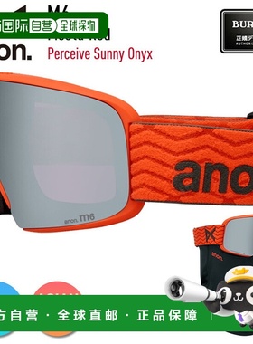 日本直邮2026 Anon M6 低桥滑雪镜Fiesta 红色带 Perceive Sunny