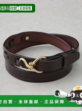1h可退 日本直邮TORY LEATHER 男士Mini Hoof皮带 6705150015腰带